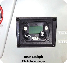 YAK Rear Cockpit TRIG radio TC90 mount